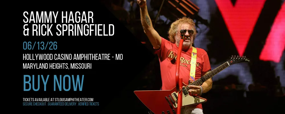 Sammy Hagar & Rick Springfield at Hollywood Casino Amphitheatre - MO
