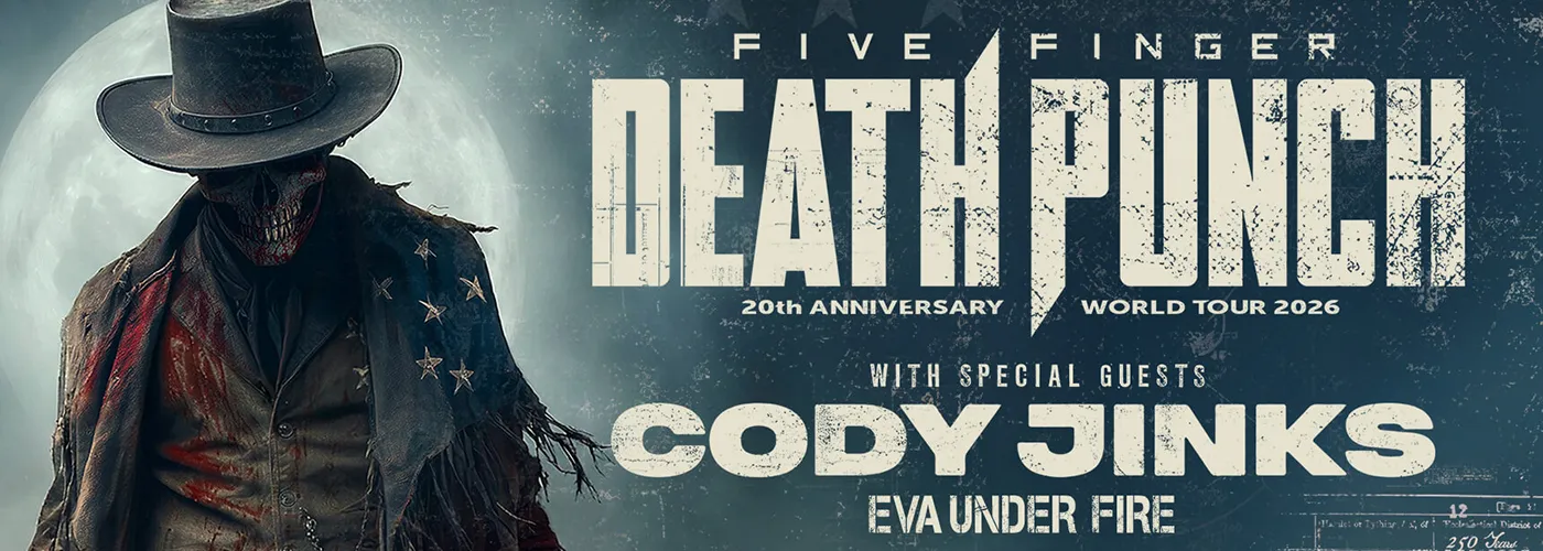 Five Finger Death Punch, Cody Jinks & Eva Under Fire